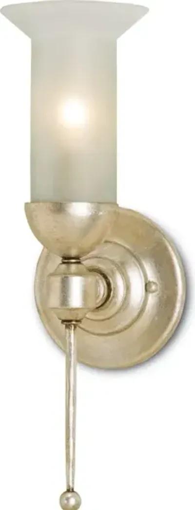 Pristine Silver Wall Sconce