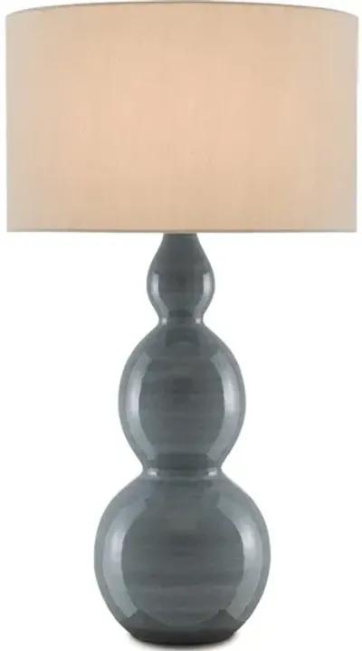 Cymbeline Gray Table Lamp