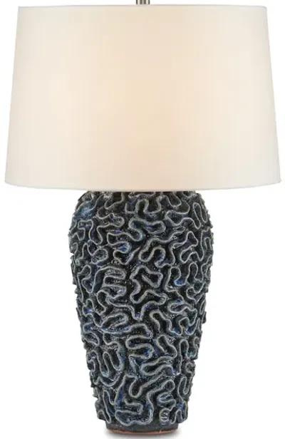 Milos Blue Table Lamp