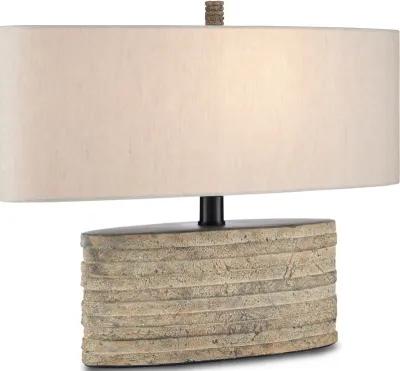 Innkeeper Rustic Oval Table Lamp