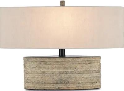 Innkeeper Rustic Oval Table Lamp