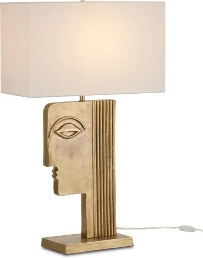 Thebes Brass Table Lamp