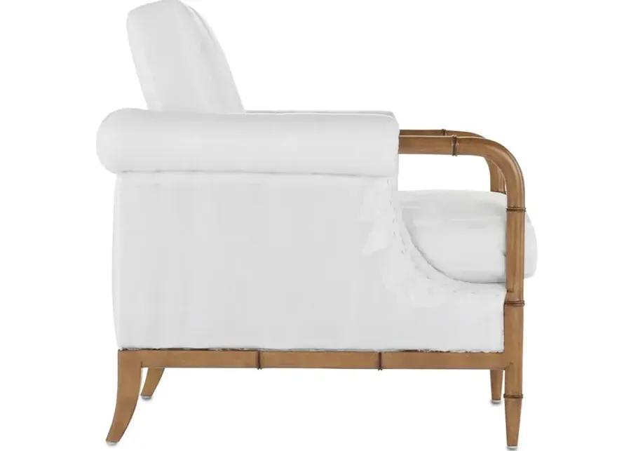 Merle Walnut Armchair, Muslin