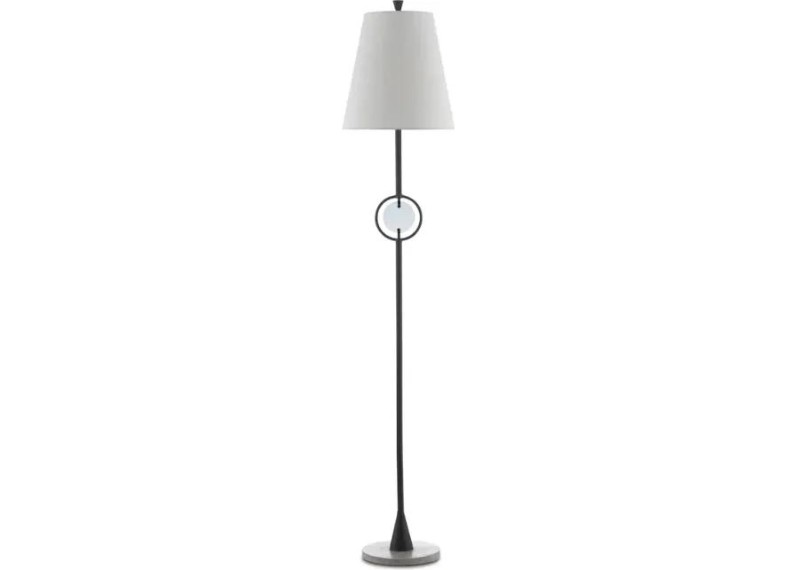 Privateer Black Floor Lamp