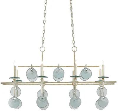 Sethos Silver Rectangular Chandelier