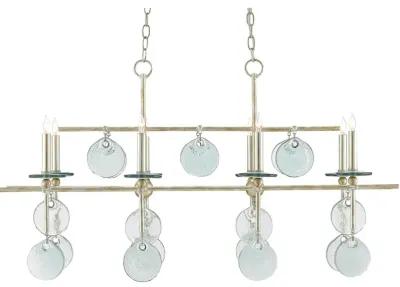 Sethos Silver Rectangular Chandelier