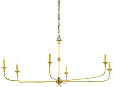 Nottaway Large Gold Chandelier