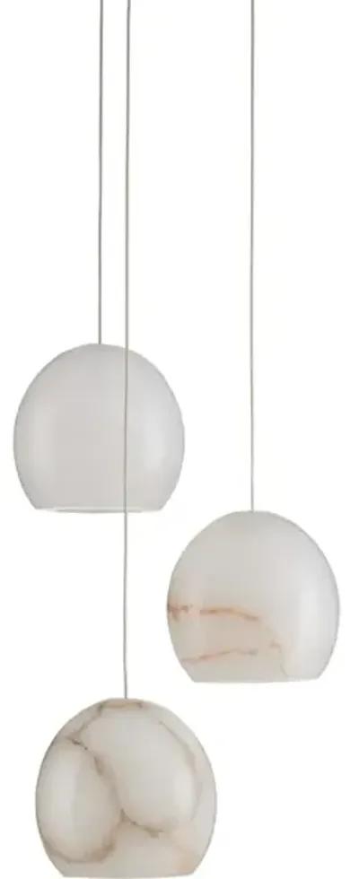 Lazio 3-Light Round Multi-Drop Pendant