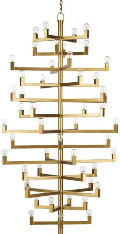 Andre Grande Brass Chandelier