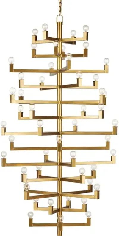 Andre Grande Brass Chandelier