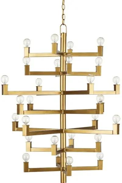 Andre Medium Brass Chandelier