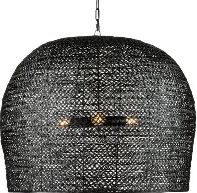 Piero Large Black Chandelier