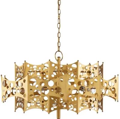 Emmental Gold Chandelier