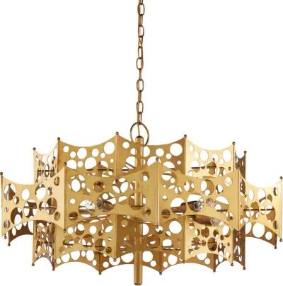 Emmental Gold Chandelier