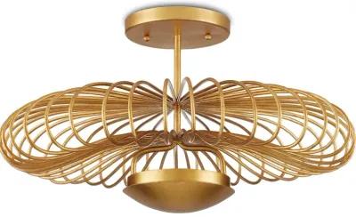 Sheereen Gold Semi-Flush Mount