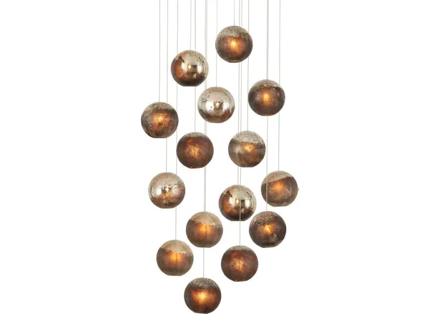 Pathos 15-Light Round Multi-Drop Pendant