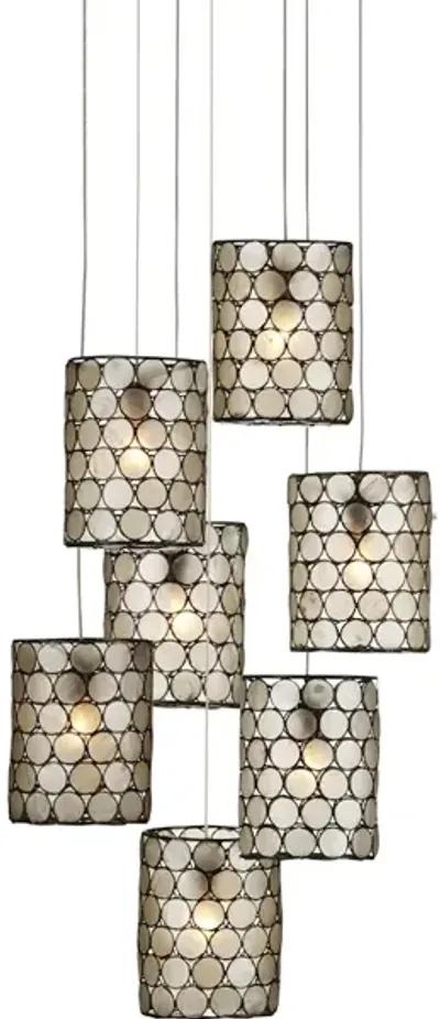 Regatta 7-Light Round Multi-Drop Pendant