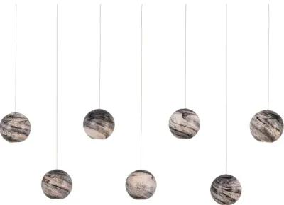 Palatino 7-Light Linear Multi-Drop Pendant