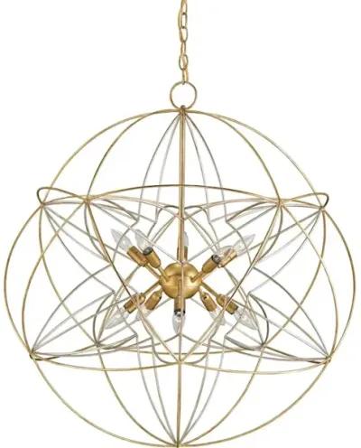 Zenda Gold Orb Chandelier