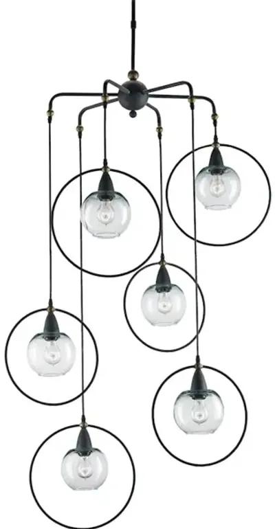 Moorsgate Black Multi-Pendant