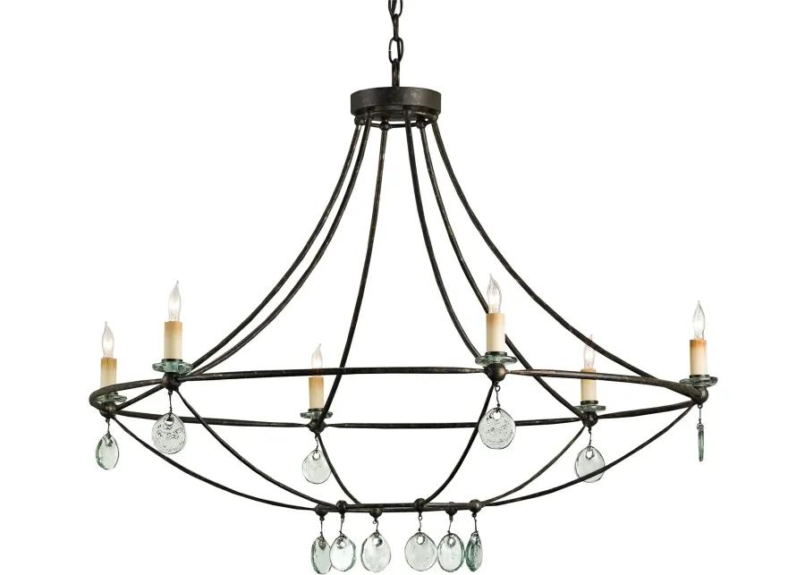 Novella Large Black Chandelier