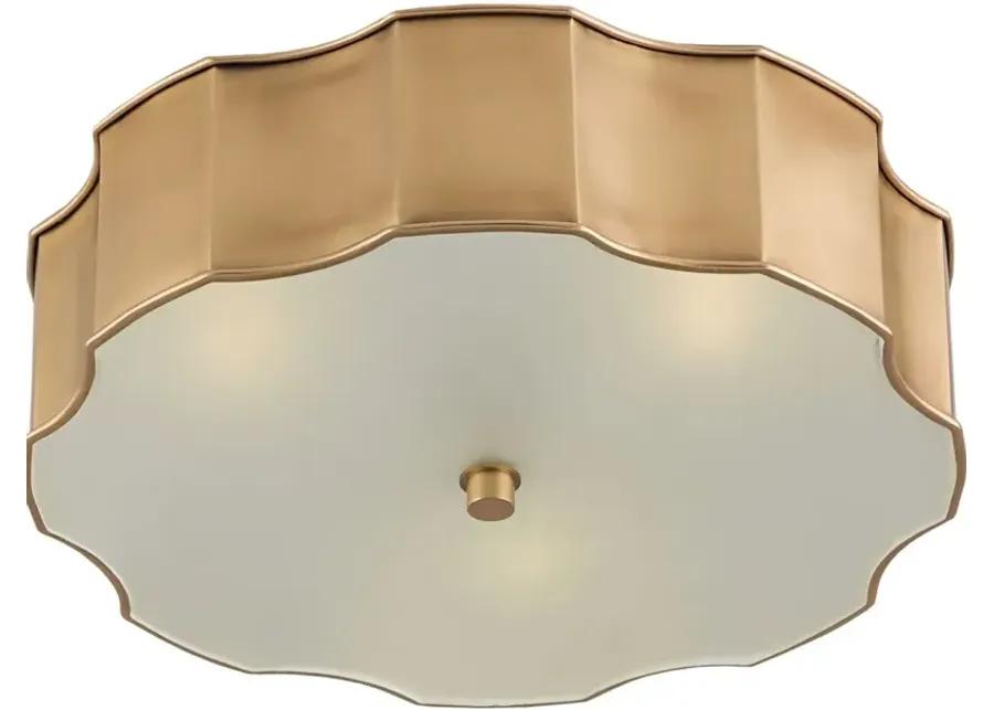 Wexford Brass Flush Mount