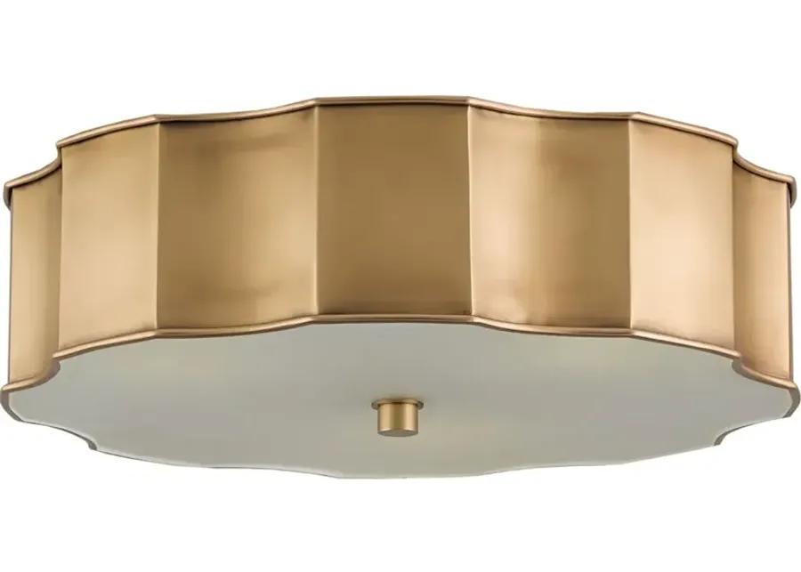 Wexford Brass Flush Mount