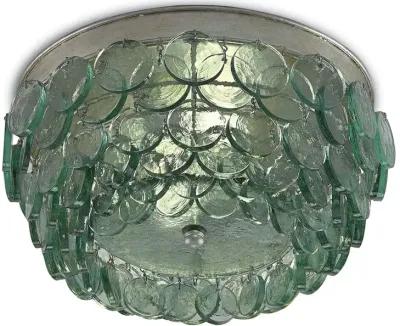 Braithwell Recycled Glass Flush Mount