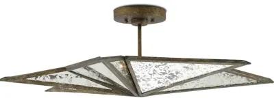 Stargazer Bronze Semi-Flush Mount