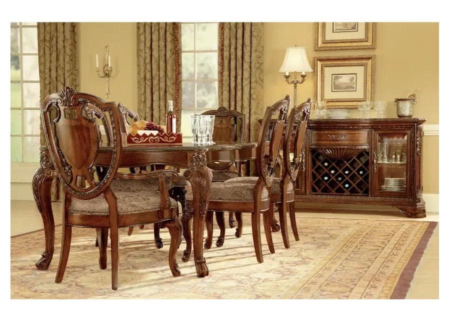 Old World-Leg Dining Table(2-18In Leaves)