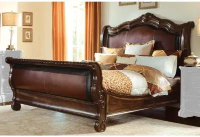 Valencia 6/6 Upholstered Sleigh Bed