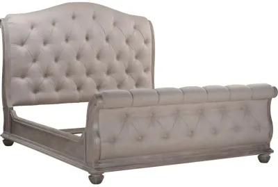 Shoals 5/0 Upholstered Tufted Sleigh Bed