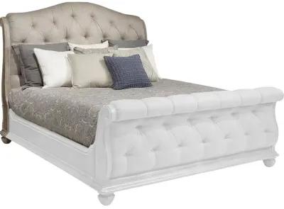 Summer Creek 6/6 Upholstered Tufted Sleigh Headboard