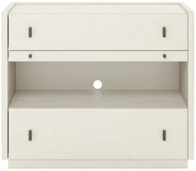 Blanc 2 Drawer Bachelor'S Chest