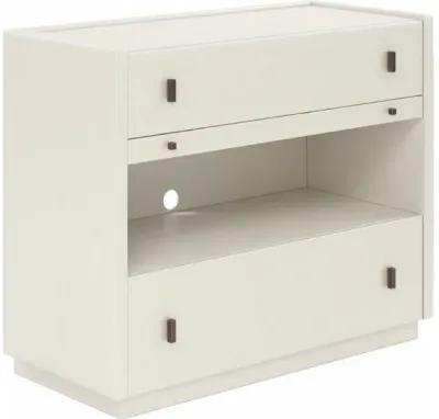 Blanc 2 Drawer Bachelor'S Chest