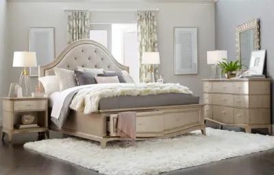 5/0 Upholstered Panel Bed with Storage