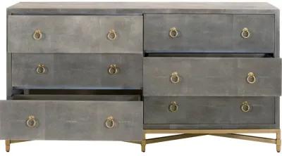 Strand Shagreen 6-Drawer Double Dresser