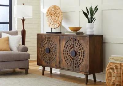 Radial Four Door Cabinet