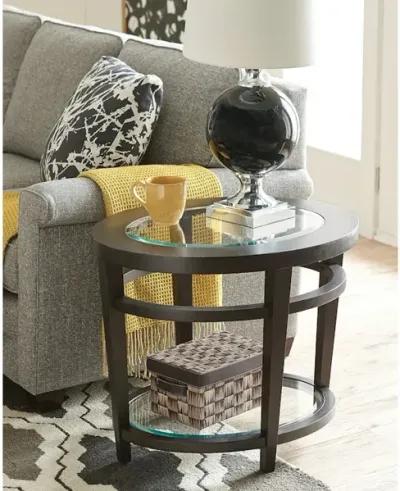 Oval End Table