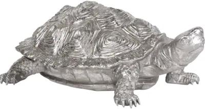 Turtle Figurine Textured Pewter