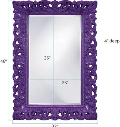 Barcelona Mirror - Glossy Royal Purple