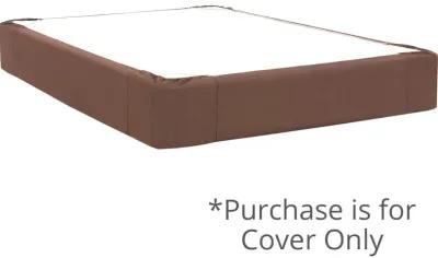 Full Boxspring Cover Sterling Chocolate (Cover Only)