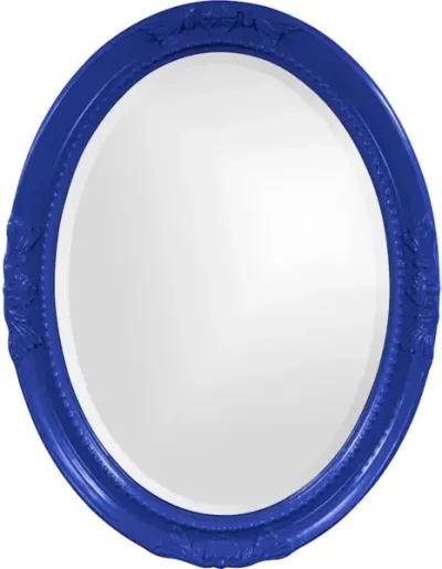 Queen Ann Mirror - Glossy Royal Blue