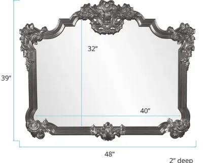 Avondale Mirror - Glossy Charcoal