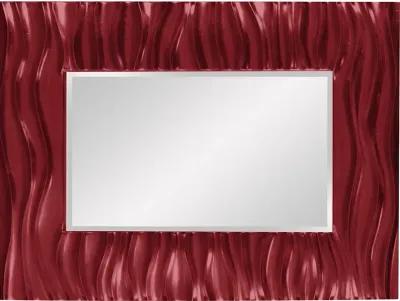 Zenith Mirror - Glossy Burgundy