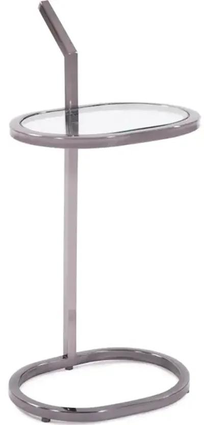 Oval Stainless Steel Drink Table