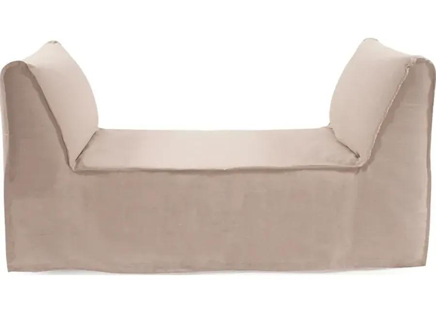 Pod Bench Linen Slub Natural