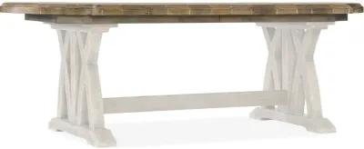 Boheme Colibri 88in Trestle Dining Table Top w/1-20in Leaf