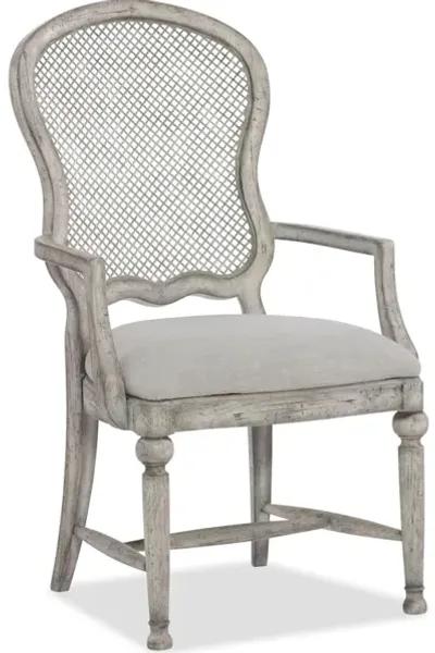 Boheme Gaston Metal Back Arm Chair - 2 per carton/price ea