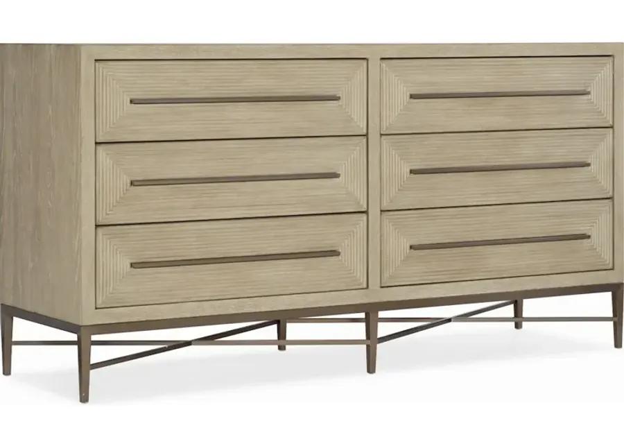 Cascade Six-Drawer Dresser